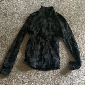 Black camo lululemon define jacket